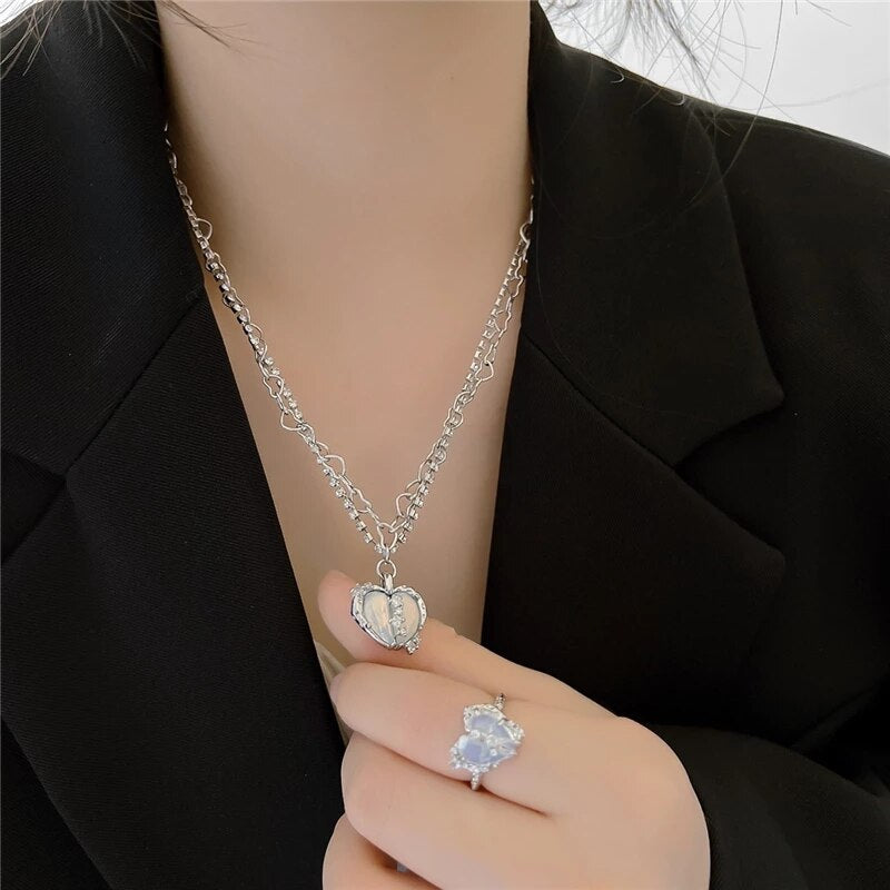 Aesthetic Crystal Love Ring - SJB-DIAMOND ELITES