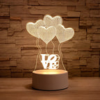 3D Table Night Lamp - SJB-DIAMOND ELITES