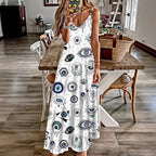 Spring And Summer Sling Women's Clothing Dress Digital Printing Lootquake LLC