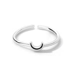 Small Crescent Aesthetic Ring - SJB-DIAMOND ELITES