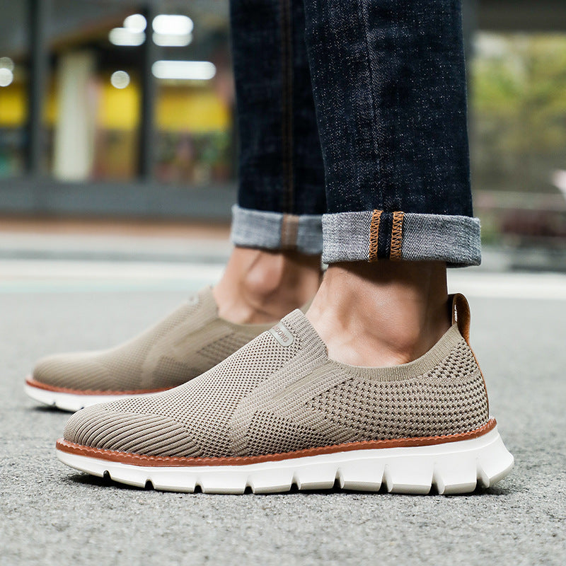 Men's Running Walking Shoes Non Slip Fashion Flats Sneakers Workout Casual Sports Shoes Pi-Mart
