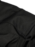Men's Full Size Multi Buckle Water-Resistant Jacket Plus Size