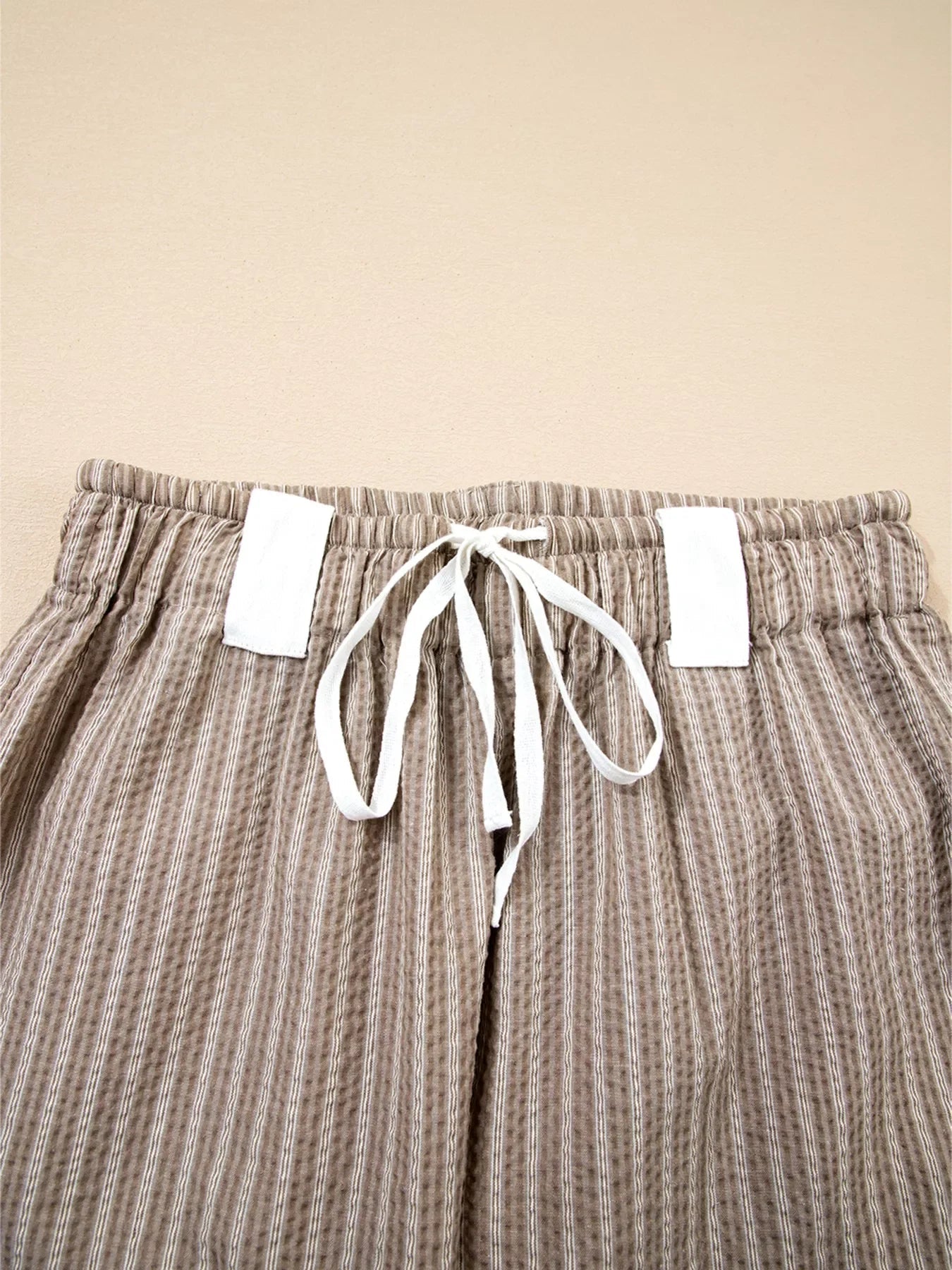 StripeFlex Cargo Joggers: Comfy, Pocketed, Easy-Care THRIXINE
