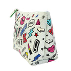 Makeup Bag Rocking In White - SJB-DIAMOND ELITES