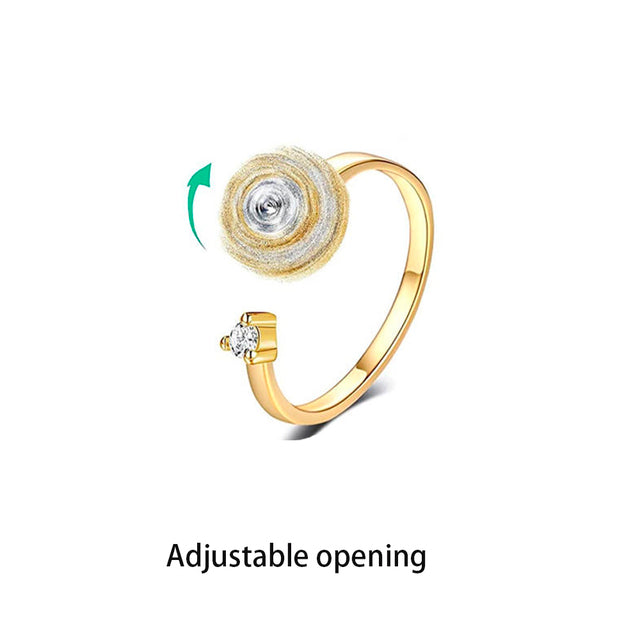 Rotating Four-Leaf Ring - SJB-DIAMOND ELITES