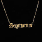 Zodiac Necklace Alphabet - SJB-DIAMOND ELITES