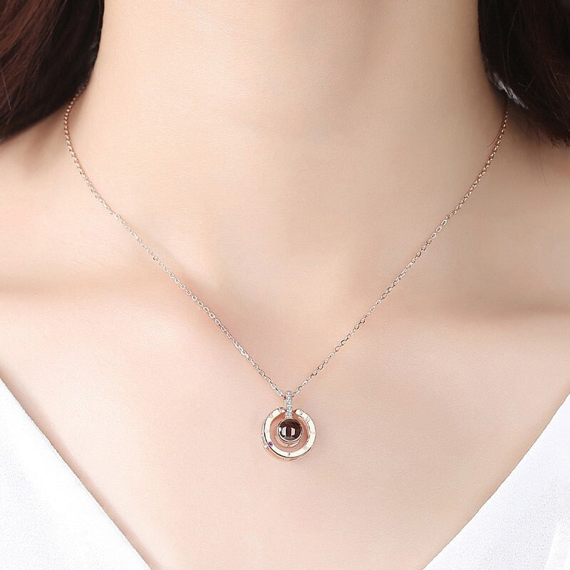 Projection Necklace Jewelry With Gift Box by Pi-Mart Pi-Mart