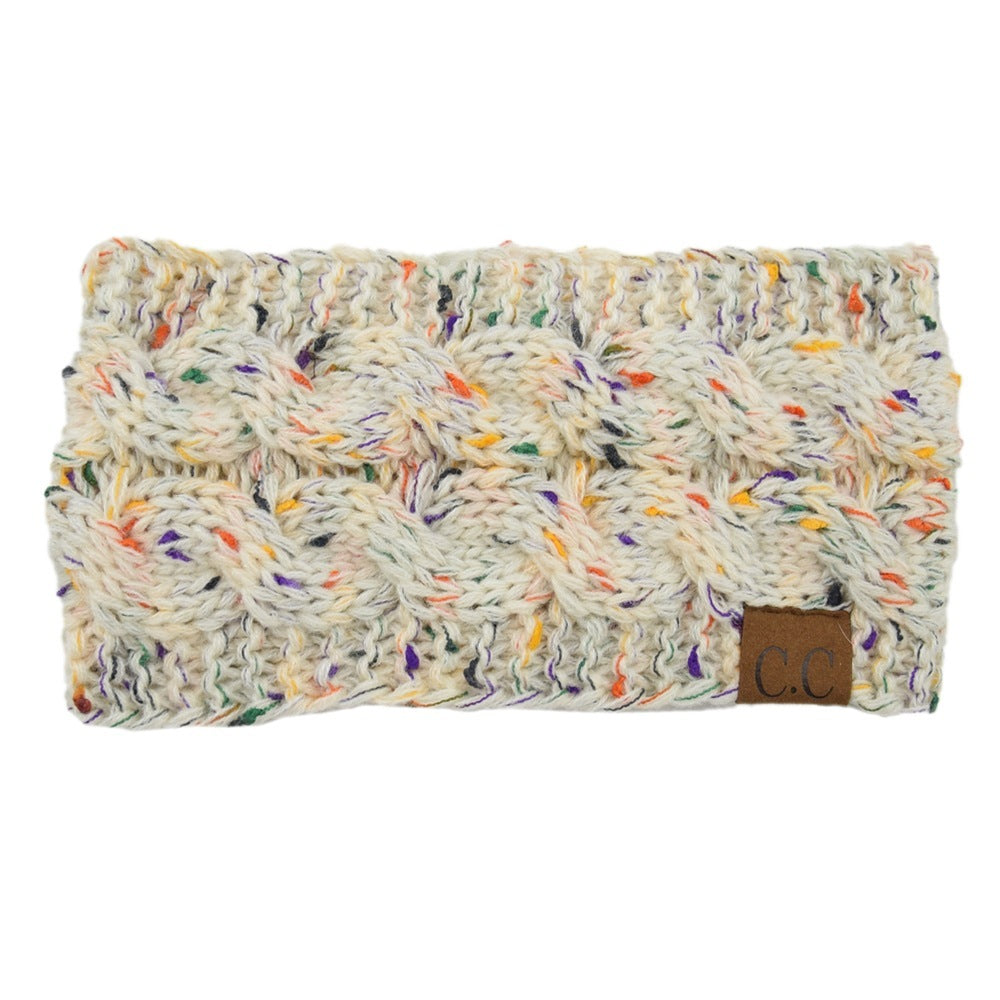 European And American Knitted Hairband Wool Variegated Pi-Mart