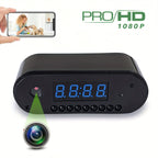 WiFi Camera Indoor Home Security Cam Clock, 2.4ghz Wireless Remote Live View 1080P Video Camera, Night Vision, Motion Detection, Loop Recording, Wireless Surveillance Camera For Home, Office, Warehouse, Home Cam With Lithium Lootquake LLC