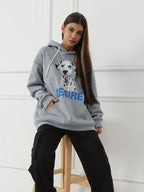 Women's Fashionable Casual Printed Long Sleeved Sweatshirt - SJB-DIAMOND ELITES