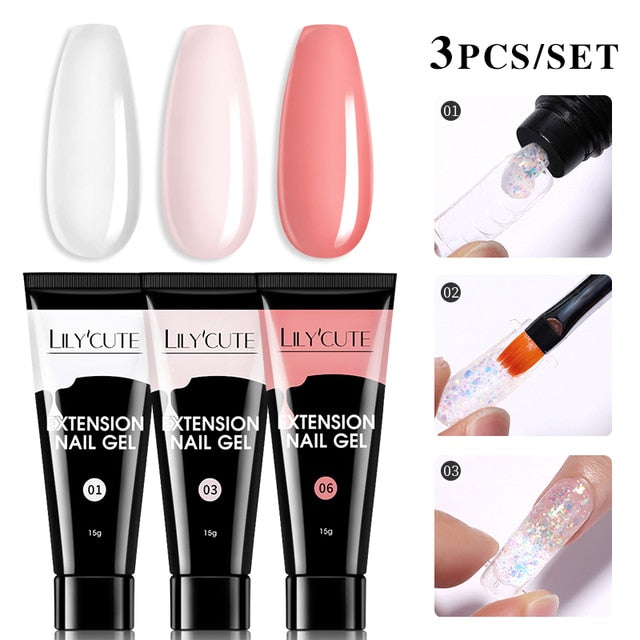 Extension Gel Set - SJB-DIAMOND ELITES