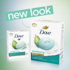 Dove Beauty Bar Soap for Women Awakening Pear & Aloe All Skin, 3.75 oz 8 Bars