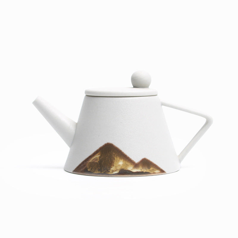 Teapot Ceramic Single Pot Underglaze Color Set Japanese Household Teapot Pi-Mart
