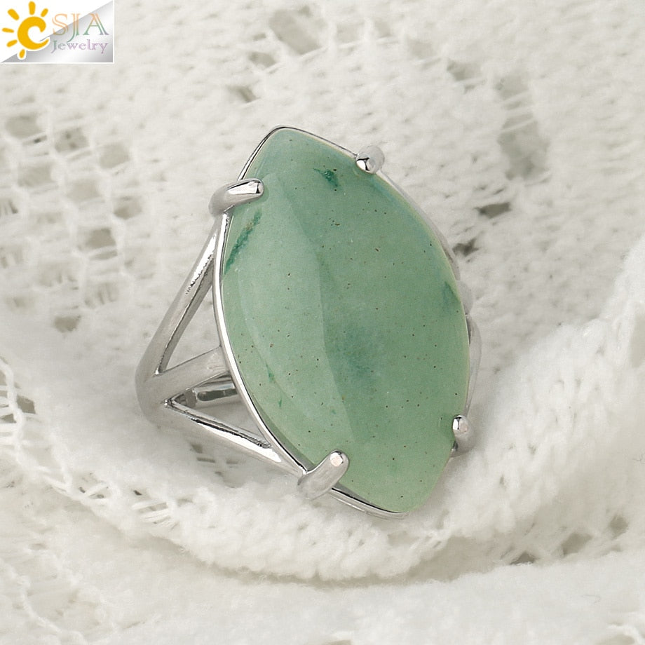 Natural Crystal Rings Pi-Mart