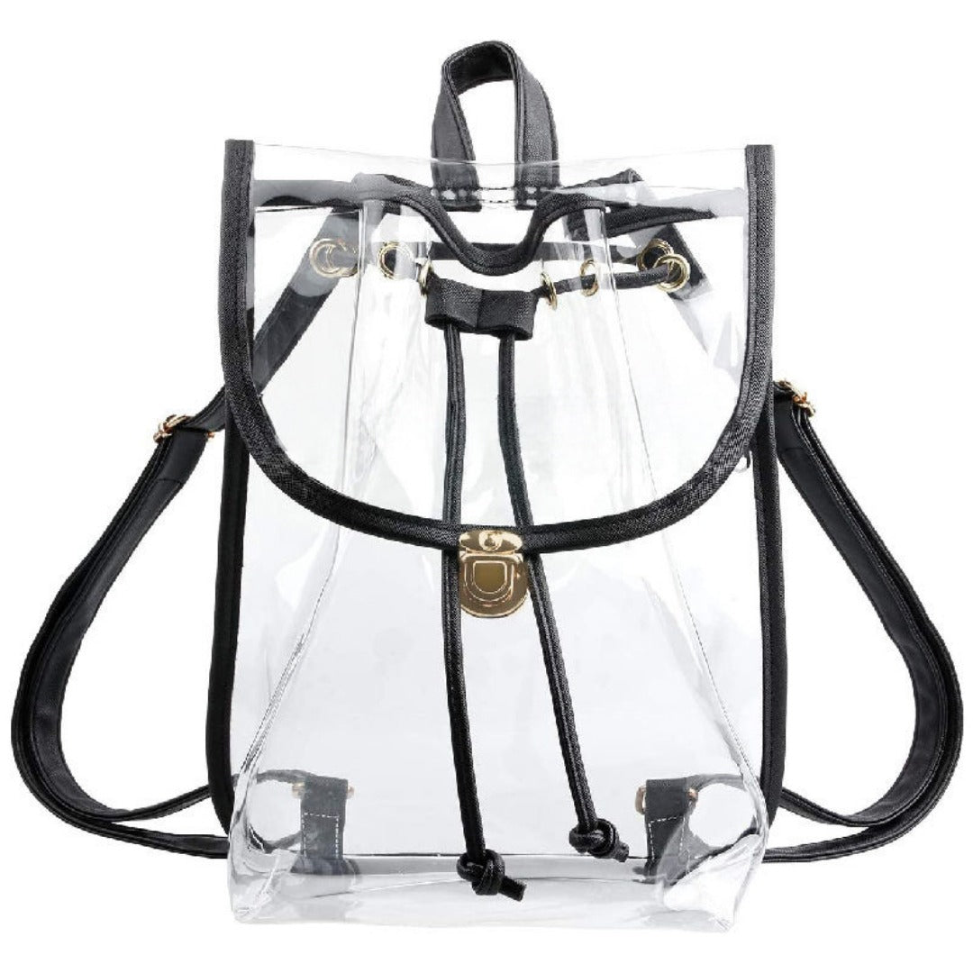 PVC transparent backpack, outdoor travel backpack, gymnasium visual backpack - SJB-DIAMOND ELITES