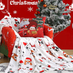 1pc Christmas Plush Bed Blanket, Soft Comfortable Blanket For Sofa Office Bed Camping Travelling Christmas Gift Lootquake LLC