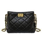 Mini crossbody purse women, spring and summer women's bags popular fashion versatile diamond chain crossbody bag,