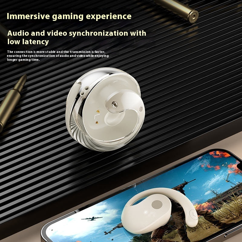 AI Translation Small Coconut Ball Wireless Bluetooth Headset Ear-mounted Headset Pi-Mart
