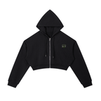 Loki & Ivy Essential Cropped Zip-Up Hoodie
