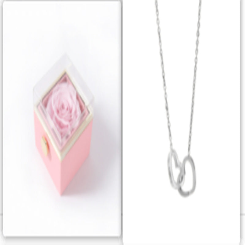 Simple Stainless Steel Plating Love Engraved Necklace Pi-Mart