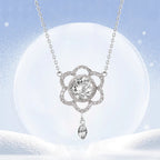 S925 Silver Fashion Design Inlaid Zirconium Diamond Necklace For Women Pi-Mart