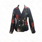 Ladies' Double-breasted Wool Suit Jacket Pi-Mart