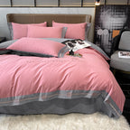 Pure Cotton Quilt Cover Linen Bed Sheet Autumn And Winter Set Pi-Mart