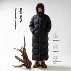 Down Jacket Goose Down Outdoor Thickened Ultra-long Coat Pi-Mart