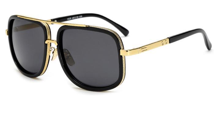 Luxury Modern Oversized Men and Woman Unisex Luxury Polarized  Sunglasses  Square Retro Oculos de sol  Sunglasses With  UV400 Prozection and Gradient  Mirror Eyewear Glasses - SJB-DIAMOND ELITES