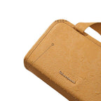 Leather Book Cosmetic Bag Large Capacity Portable Pi-Mart