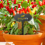 Garden Pile Seed Plant Marking Metal Garden Card