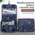 Visible Toiletry Bag Multifunctional Large Capacity Waterproof Cosmetic Bag, Business Travel Portable Dry and Wet Separation Bathroom Hook Wash Bag, Storage Bag - SJB-DIAMOND ELITES