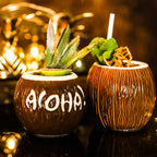 Hawaii Ceramic Tiki Mugs Pi-Mart