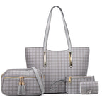 Fashion Polka Dot Four-piece Mother-in-law Bag With Tassel Crossbody Pi-Mart