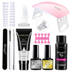 Poly nail Gel Kit With 54W UV Lamp Pi-Mart