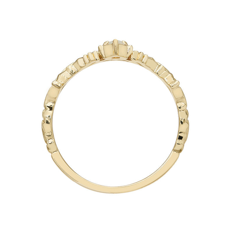 Exquisite Crown Hollow Ring Girl Pi-Mart