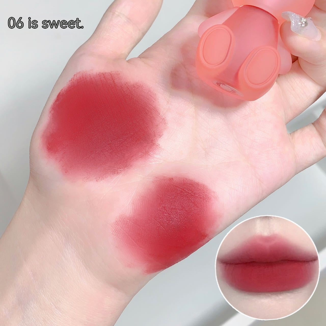 Bear Cute Rabbit Lip Mud Matte Finish Pi-Mart