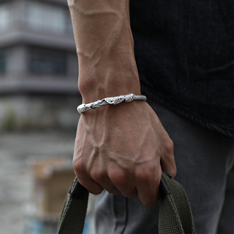 Lotus Open Bracelet Pi-Mart
