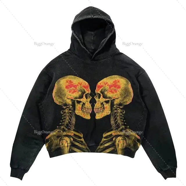 Punk Wind Ninja Printed Hoodies Pi-Mart