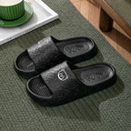 Cute Bear Slippers Indoor Non-slip Thick Soles Floor Bedroom Bathroom Slippers For Women Men Fashion House Shoes Summer Pi-Mart