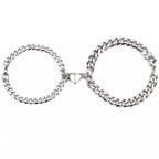 2Pcs Heart Magnet Bracelet for Lovers Pi-Mart