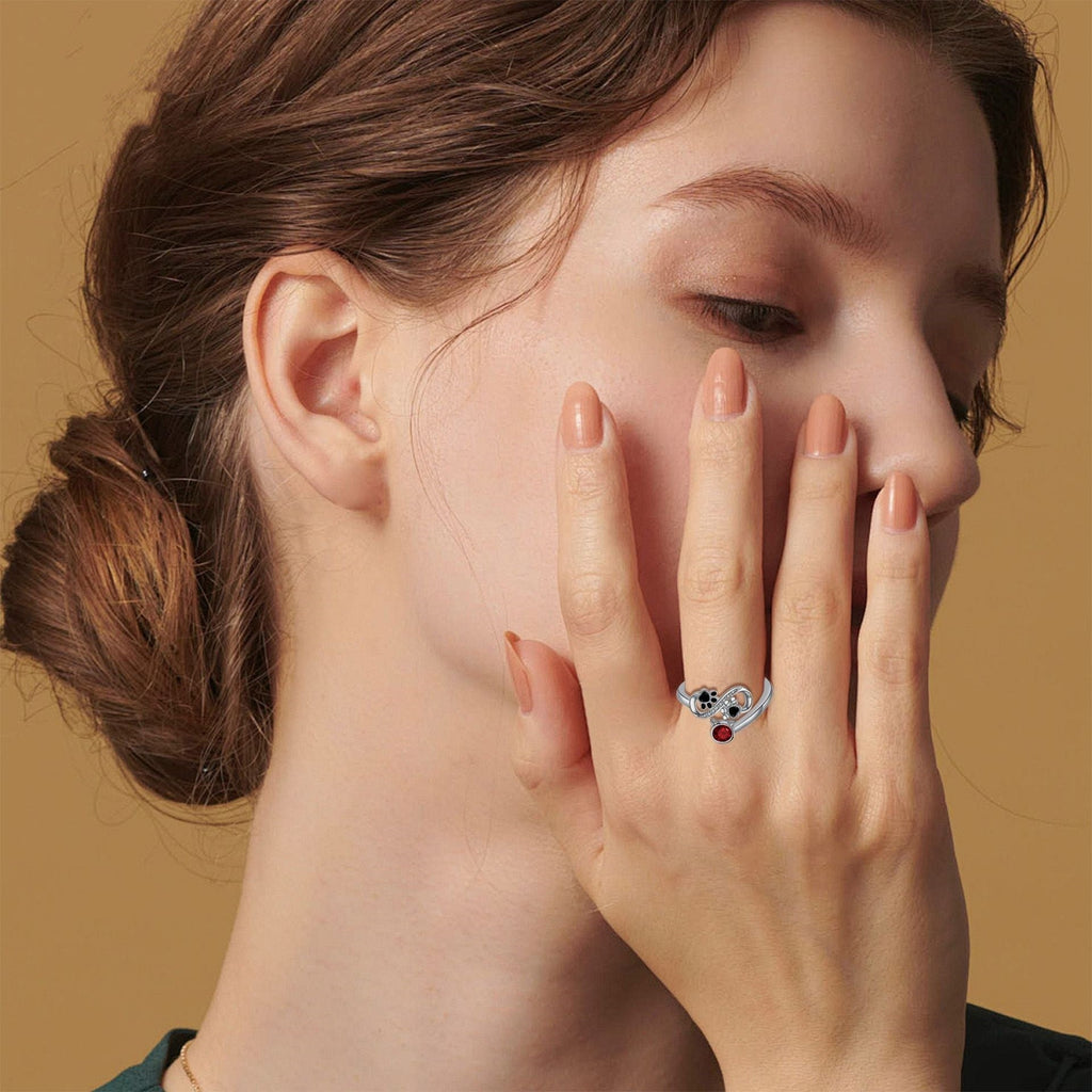 Fashion Dog's Paw Adjustable Ring Pi-Mart