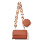 Small crossbody bag for women, 2 in 1 mobile phone satchel design, shoulder crossbody bag, multifunctional wide strap - SJB-DIAMOND ELITES