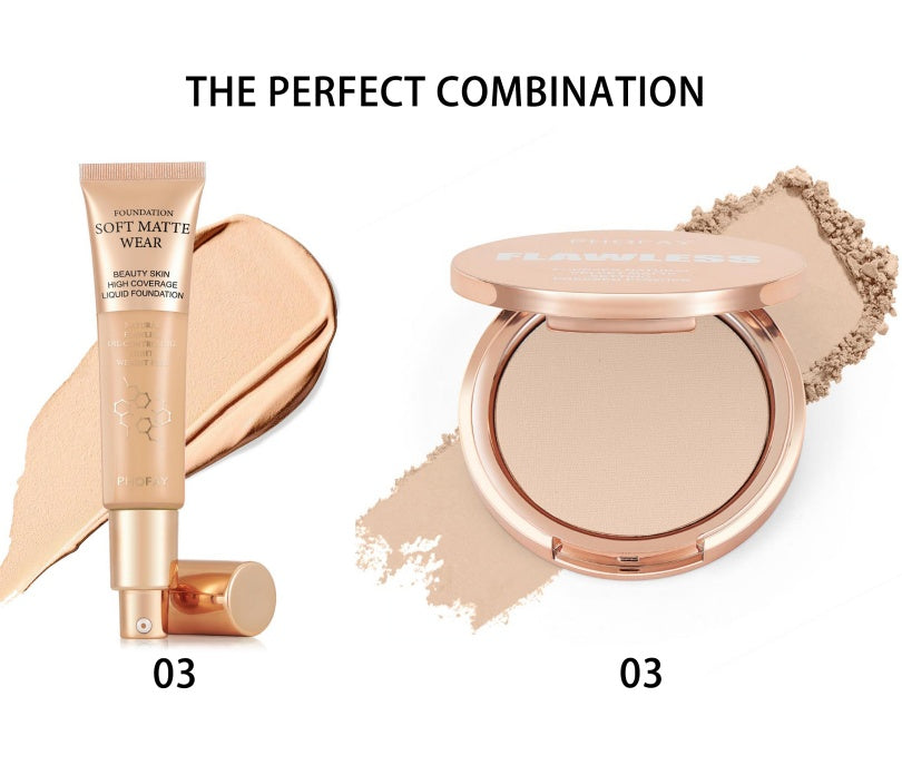 PHOFAY Matte Setting Pressed Powder Pi-Mart