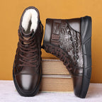 Fur Integrated Warm Snow Cotton Boots Pi-Mart