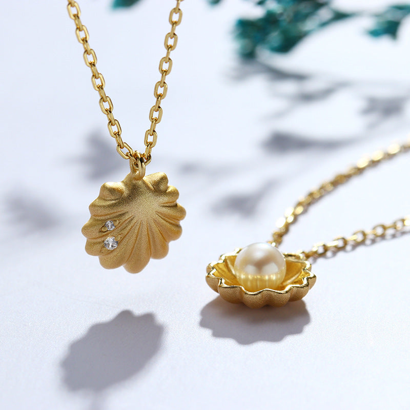 Jewelry Silver Plated 14K Gold Micro-paved Zircon Necklace