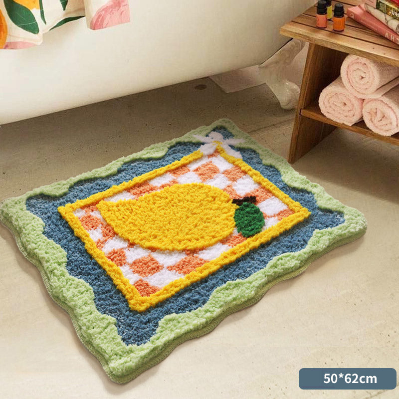 Bathroom Absorbent Floor Mat Anti Slip Foot Ins Pi-Mart