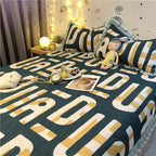 Vintage Cotton Bed Cover Three Piece Set Pi-Mart