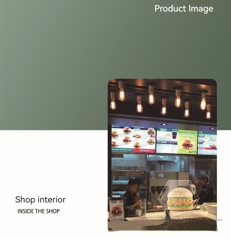 3D Holographic Advertising Machine With Hexagonal Ornaments For Naked Eye 3D Display