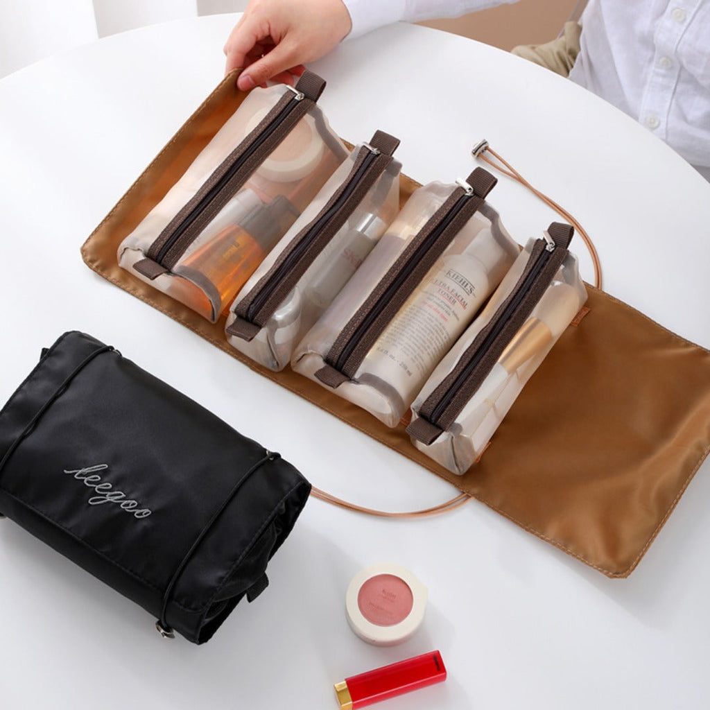 Four-in-one cosmetic bag, makeup bag organizers,Travel makeup bag,Portable travel storage portable toilet bag, - SJB-DIAMOND ELITES